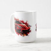 Tasse de café Muscle Car (Devant gauche)