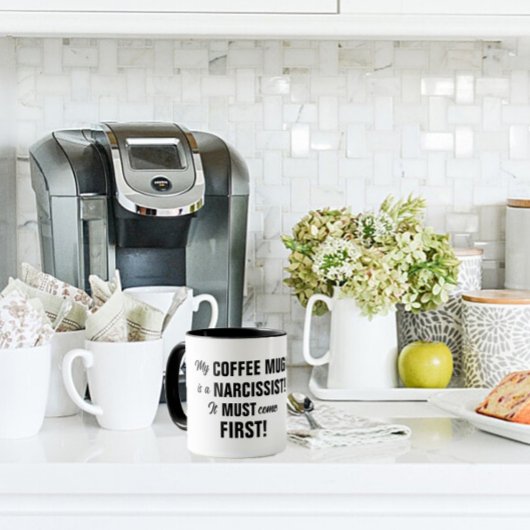 tasse de café narcissique