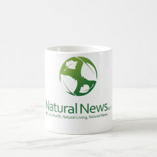 Tasse de café naturelle de logo de nouvelles