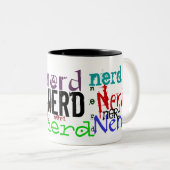 Tasse de café "nerd" mignonne et drôle (Devant droit)