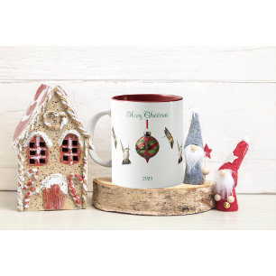 Tasse de café Noël Colibri