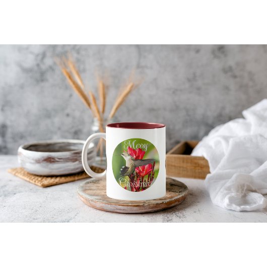 Tasse de café Noël Colibri