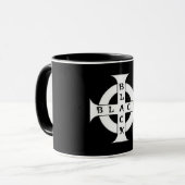 Tasse de café NOIR (Devant gauche)