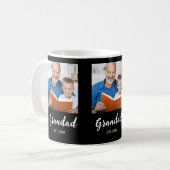 Tasse de café noir avec 3 photos de Papi Fondé (Devant gauche)