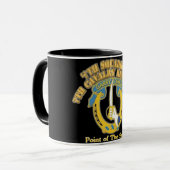 Tasse de café noir de cavalerie des USA 7ème (Devant gauche)