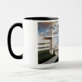Tasse de café noire de jante de SJFoundation (Gauche)