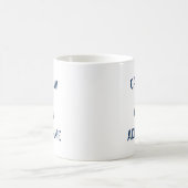 Tasse de café nommée d'ancre de marine de (Centre)
