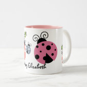 Tasse de café nommée faite sur commande de (Devant droit)