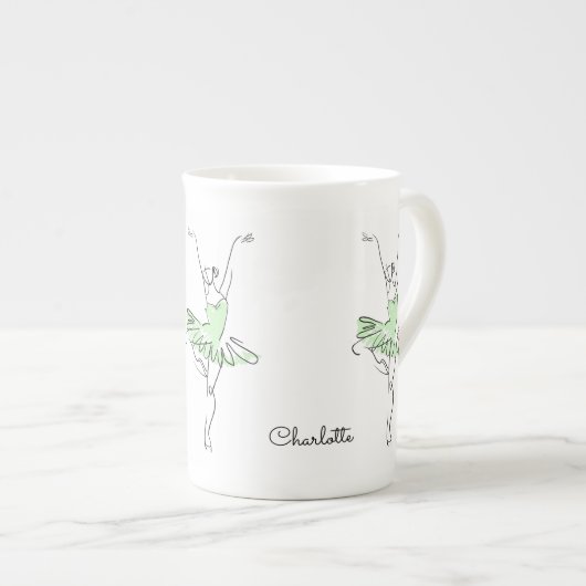 Tasse de café nommée faite sur commande de (Devant droit)
