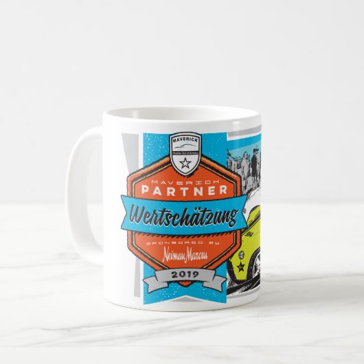 Tasse de café non-conformiste d'associé de (Devant gauche)