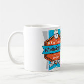 Tasse de café non-conformiste d'associé de (Gauche)
