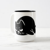 Tasse de café non droite de Meow (Devant gauche)