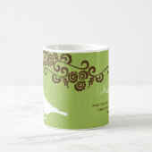 Tasse de café nuptiale nommée faite sur commande (Centre)