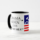 Tasse de café Obama-Biden2008 (Devant gauche)