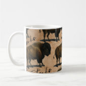Tasse de café occidentale de bison de Buffalo de (Gauche)