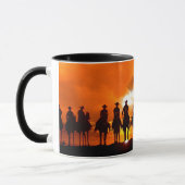 Tasse de café occidentale de ranch de cheval de (Gauche)