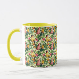 Tasse de café Oiseaux Tropicaux