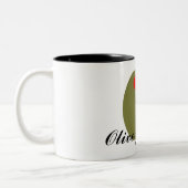 Tasse de café olive de jus (Gauche)