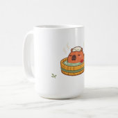 Tasse de café Onsen Source chaude Capybara décontr (Devant gauche)