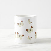 Tasse de café orange de papillons de bout (Centre)