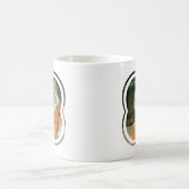 Tasse de café orange de tigre (Centre)