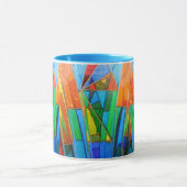 Tasse de café--Orange en verre de Murano (Centre)