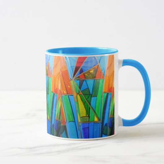 Tasse de café--Orange en verre de Murano (Droite)