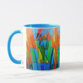 Tasse de café--Orange en verre de Murano (Gauche)