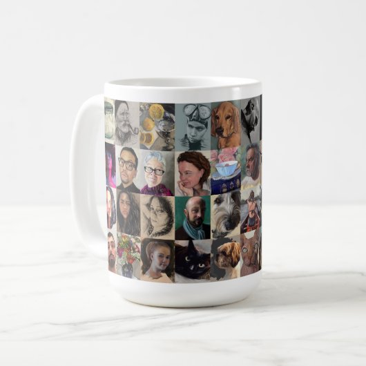 Tasse de café originale d'art (Devant gauche)