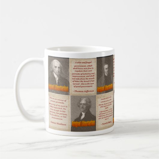Tasse de café originale de libertaires (Gauche)