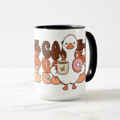 Tasse de café ou de thé au canard mignon  (Devant droit)