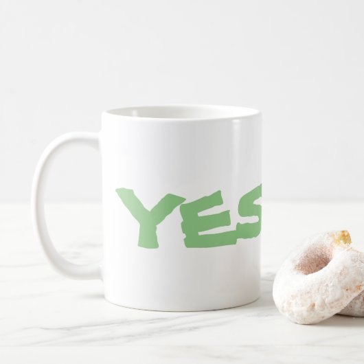 Tasse de café oui/non (Avec donut)