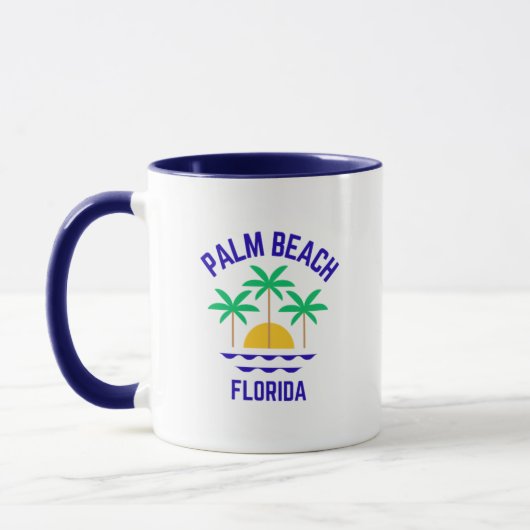 Tasse de café Palm Beach Floride (Gauche)