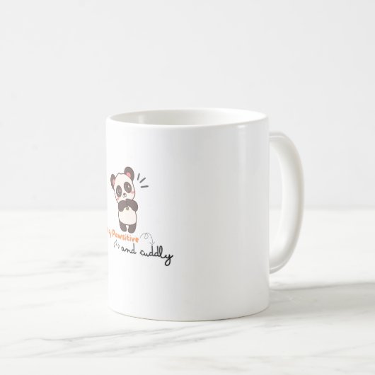 Tasse de café panda (Devant droit)