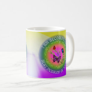 Tasse de café papillon inspirant, Croissance perso