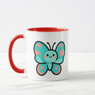 Tasse de café Papillon Kawaii Cuisine Bureau Art