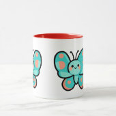 Tasse de café Papillon Kawaii Cuisine Bureau Art (Centre)