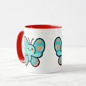 Tasse de café Papillon Kawaii Cuisine Bureau Art (Devant gauche)