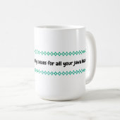 Tasse de café Pâques Java III (Devant droit)