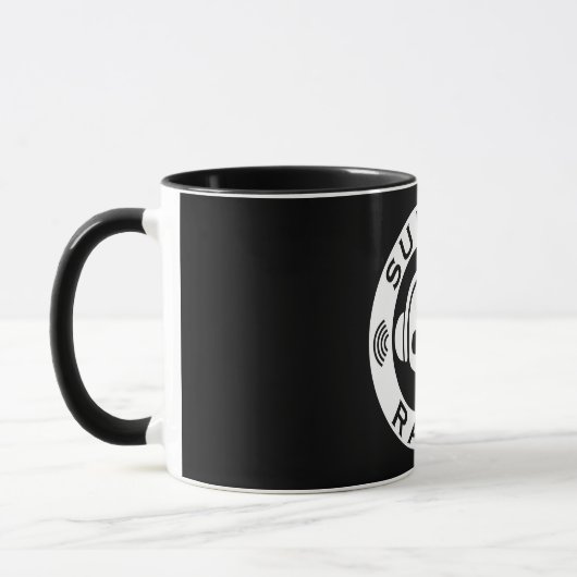 Tasse de café par radio renfrognée (Gauche)