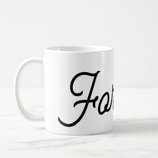 Tasse de café pardonnée (Gauche)