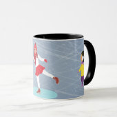 tasse de café patineurs (Devant droit)