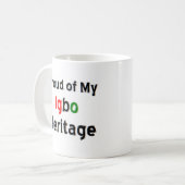 tasse de café patrimoine igbo (Devant gauche)