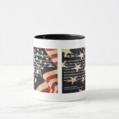 Tasse de café patriotique de "déclaration (Centre)