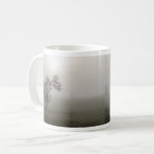 Tasse de café Paysage d'arbre en explosion étoile (Devant gauche)