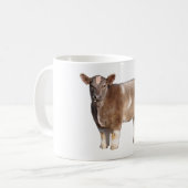 Tasse de café pelucheuse de vache (Devant gauche)