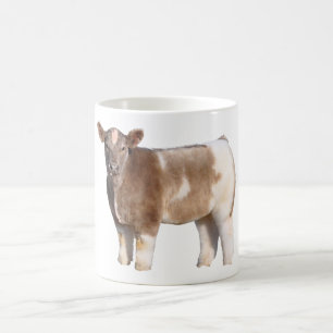 Tasse de café pelucheuse de vache