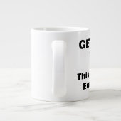 Tasse de café Perdu dans l'espace (Dos)
