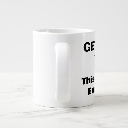 Tasse de café Perdu dans l'espace (Dos)