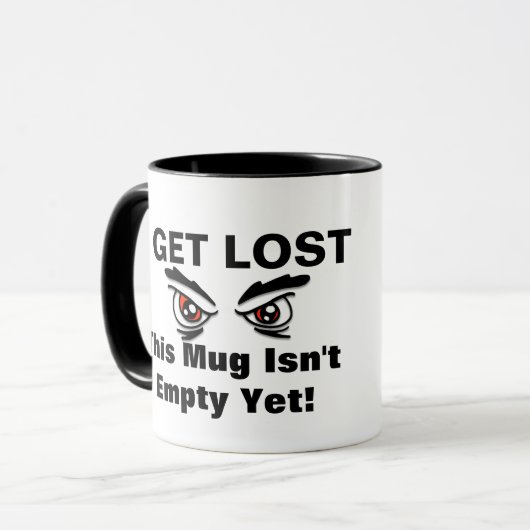 Tasse de café Perdu dans l'espace (Devant gauche)